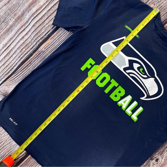 🥑2/$29~Seahawks Nike Dri-FIT NFL Team Shirt~Large - Picture 4 of 6